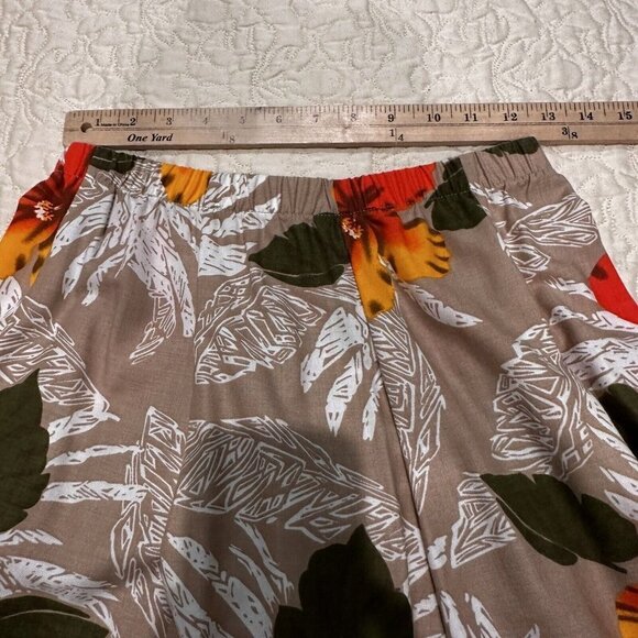 VTG Regency Joyce Midi Skirt Women's Size 9-10 Colorful Floral‎ Tropical NOS USA - Picture 8 of 9